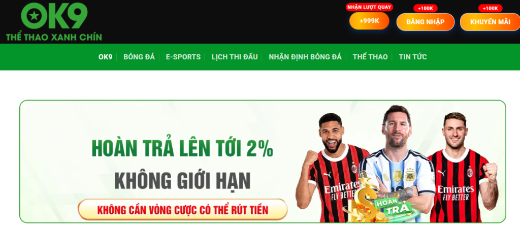 ok9 top 5 nhà cái uy tín tháng 9